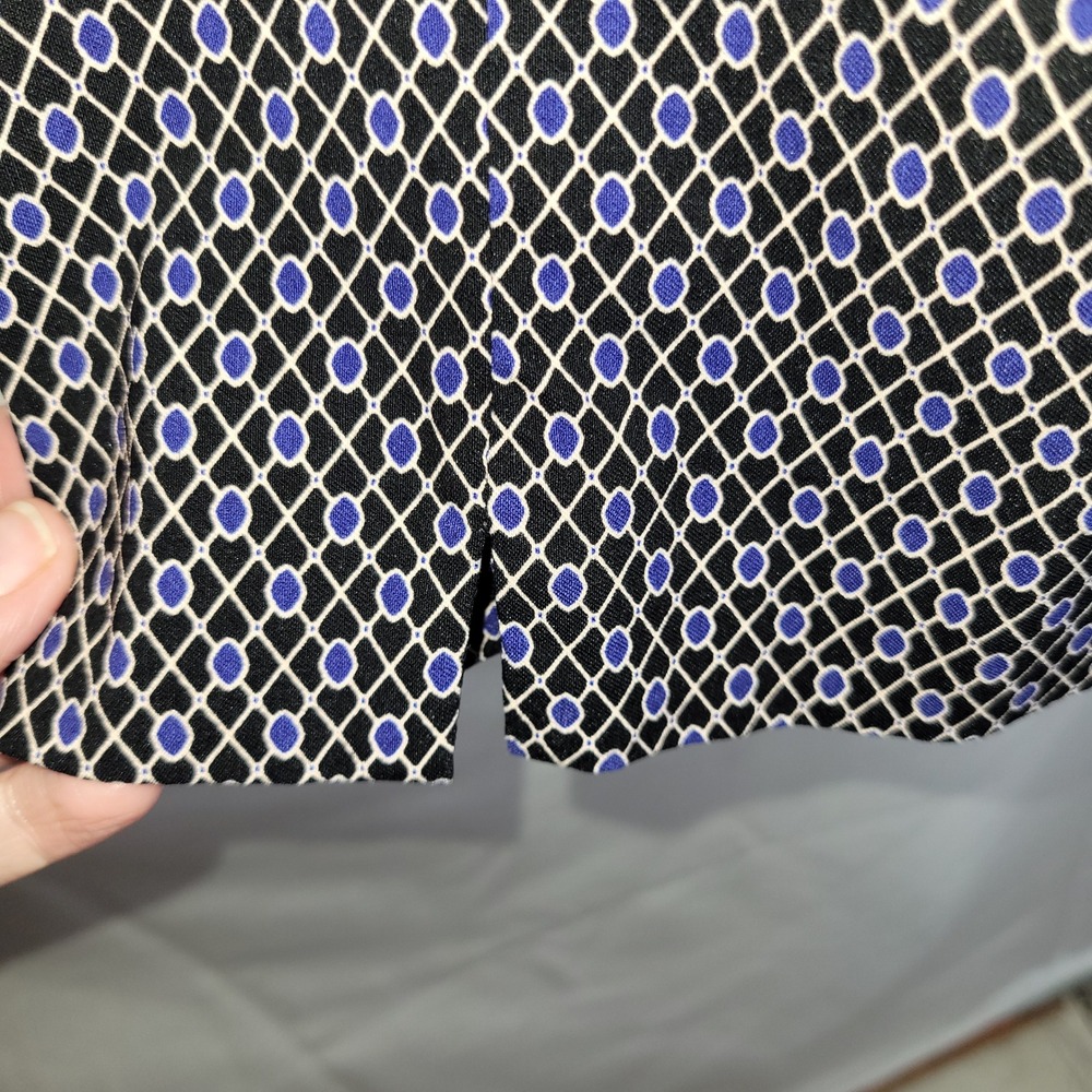 Erica Taylor Womens Geometric Print‎ Pull On Stretch Dress Pants - Picture 4 of 6
